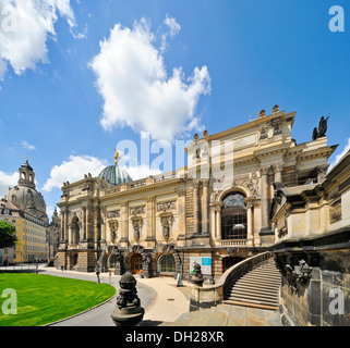 Lipsius-Gebäude, Akademie der bildenden Künste Dresden, HfBK, Dresden, Sachsen, Deutschland Stockfoto