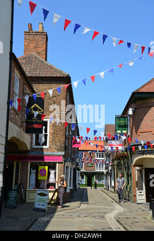 Historische Straße, Louth, Lincolnshire, England, Vereinigtes Königreich Stockfoto