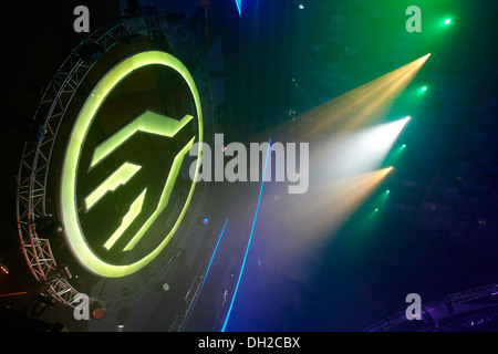 Techno-Festival Mayday 2010 in der Westfalenhalle Concert Hall, Dortmund, Nordrhein-Westfalen Stockfoto