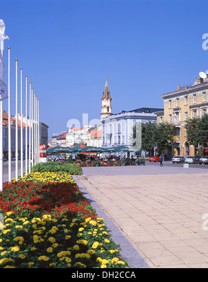 Rotuses Aikste, Altstadt, Vilnius, Bezirk Vilnius, Litauen Stockfoto