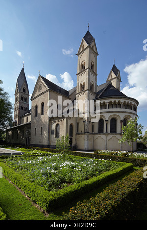 Basilika von St. Castor in Koblenz, Koblenz, Rheinland-Pfalz, Deutschland Stockfoto