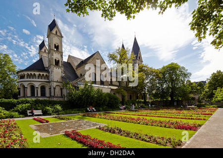 Basilika von St. Castor, Koblenz, Rheinland-Pfalz, Deutschland Stockfoto