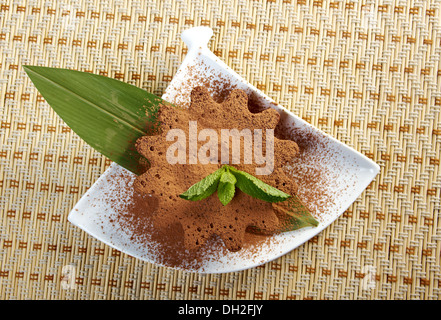 Chocolate Fudge brownie Stockfoto