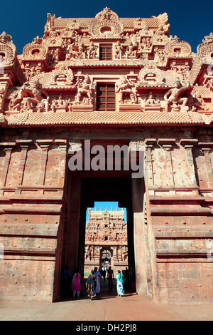 Brihadishwara-Tempel Tamilnadu Indien Asien Stockfoto