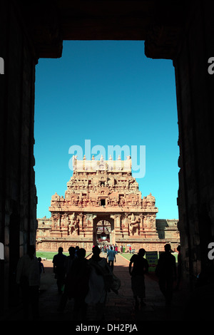 Brihadishwara-Tempel Tamilnadu Indien Asien Stockfoto