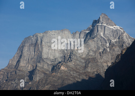 Himalaya-Gebirge in Mana Dorf, Badrinath, Chamoli, Uttarakhand, indische tibetische China Grenze, Indien, Asien Stockfoto