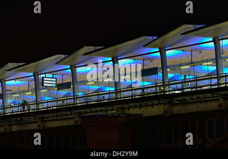 Blackfriars Railway Bridge, London, Vereinigtes Königreich Stockfoto