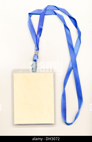 leere Personalausweis Stockfoto