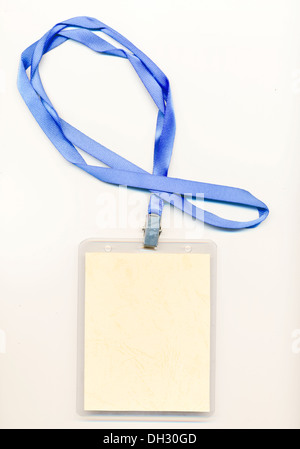 leere Personalausweis Stockfoto