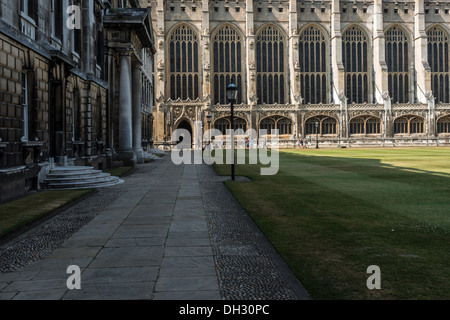 Hof am King College in Cambridge Universität. Stockfoto