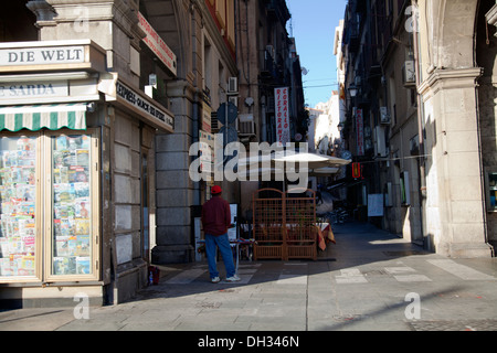 Via Roma in Cagliari - Sardinien Stockfoto