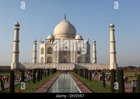 Taj Mahal, Agra, Uttar Pradesh, Indien, Asien Stockfoto