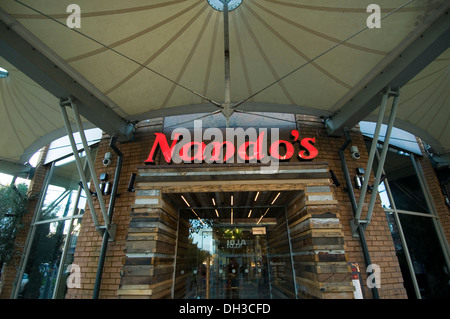 Nandos Nando Chicken Restaurant Kettengaststätten uk Stockfoto