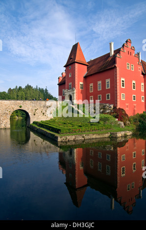 Böhmen Schloss Cervena Lhota Tschechien Stockfoto