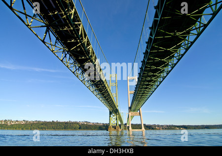 Narrows Bridge in Tacoma Washington Puget Sound Stockfoto