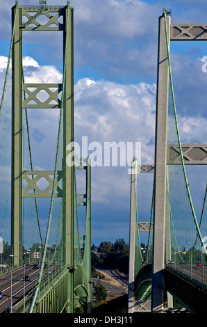 Narrows Bridge in Tacoma Washington Puget Sound Stockfoto