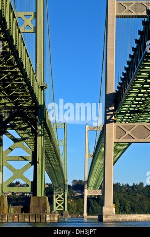 Narrows Bridge in Tacoma WA staatliche Puget Sound Stockfoto