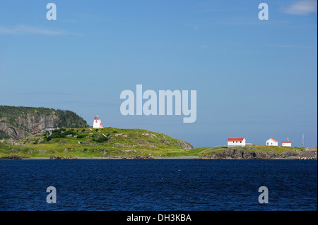 Blick über Trinity Bay, Trinity, Neufundland, Kanada, Nordamerika Stockfoto