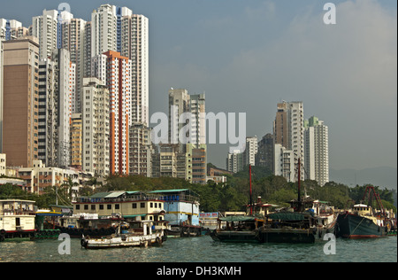 bei Aberdeen Kanal, Aberdeen, Hong Kong Stockfoto