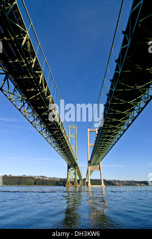 Tacoma Washington Narrows Bridge Stockfoto