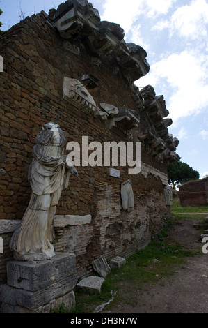 Antike, archäologische, Europa, Italien, Latium, Lazio Rom, Ostia Antica, outdoor, Republikaner *, Rom, Filialen * Tag, Reisen Stockfoto