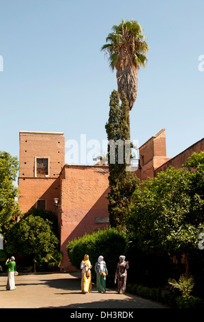 El Bahia Palast aus dem 19. Jahrhundert Marrakesch, Marokko (Build von Si Moussa, Großwesir des Sultans) Stockfoto