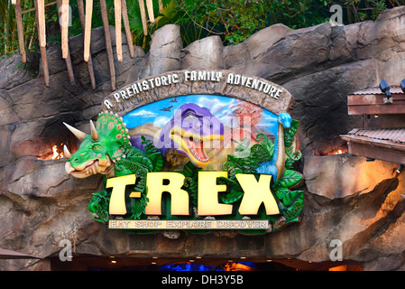 T-Rex Restaurant, Downtown Disney, Disneyworld, Orlando Florida Stockfoto