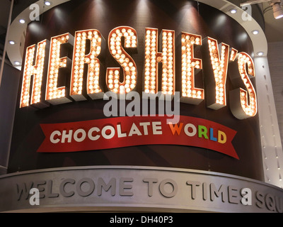 Hershey's Chocolate World Times Square, New York Stockfoto