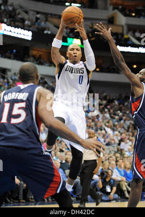 Dallas, TX, USA. 30. Oktober 2013. Dallas Mavericks kleine weiterleiten Shawn Marion #0 bei einem NBA-Spiel zwischen den Atlanta Hawks und die Dallas Mavericks das American Airlines Center in Dallas, TX Dallas besiegt Atlanta 118-109 Credit: Cal Sport Media/Alamy Live News Stockfoto