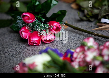 Grab von Vaclav Havel in der Familiengruft auf dem Friedhof Vinohrady, Prag Tschechische Republik Stockfoto