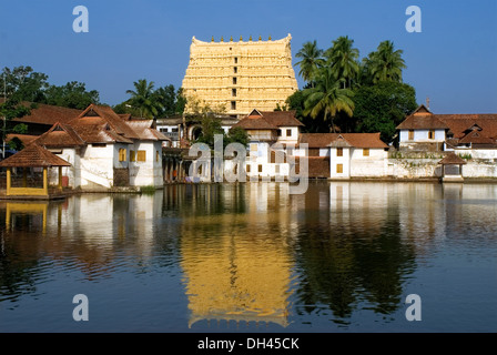 Sri Padmanabhaswamy Tempel Thiruvananthapuram Kerala Indien Stockfoto