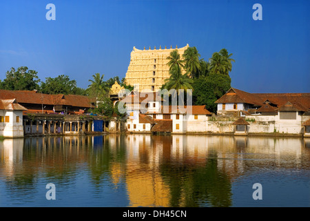 sri padmanabhaswamy Tempel, thiruvananthapuram, kerala, Indien, asien Stockfoto