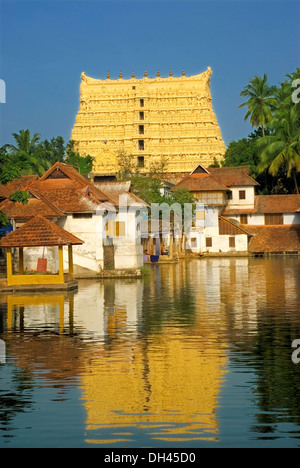 Sri Padmanabhaswamy Temple thiruvananthapuram Kerala Indien - pkk 183661 Stockfoto