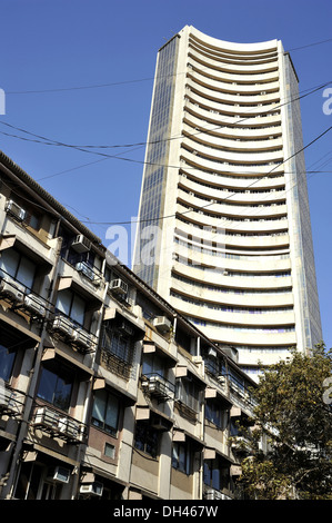 BSE-Bombay Börsegebäude Dalal Street in Mumbai, Maharashtra, Indien Stockfoto