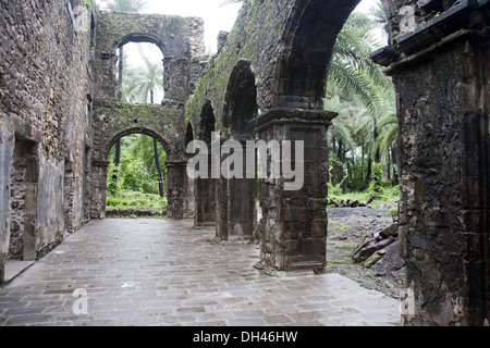 Vasai Fort Maharashtra Indien Asien Stockfoto