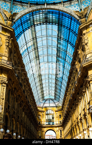 Detail der Galleria Vittorio Emanuele II in Mailand, Italien Stockfoto