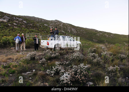 Menschen in Groot Swartberg Nature Reserve in Südafrika Stockfoto