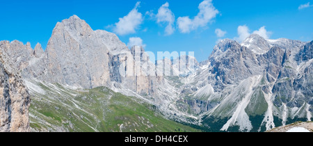 Rosengarten in Val di Fassa, Dolomiten, Italien Stockfoto