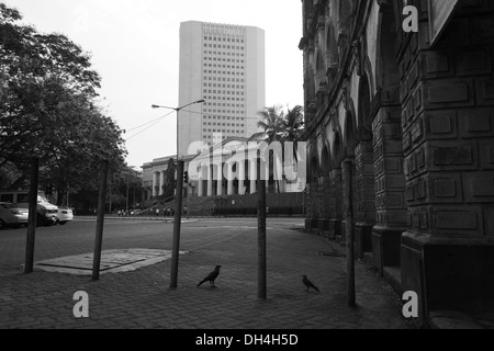 RBI Gebäude Stadt Halle Asiatic Society Staat Zentralbibliothek Horniman Circle Mumbai Maharashtra Indien Asien Juni 2012 Stockfoto