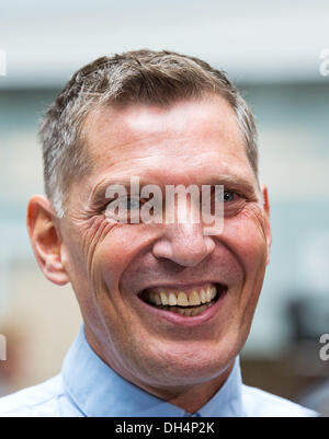 Erwin Olaf Revealing, von Erwin Olaf, das Design der neuen Serie von Münzen mit dem Bild von König Willem-Alexander in den Haag, 31.10.2013 Foto: Albert Nieboer-- Stockfoto