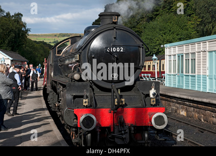 Impala Dampflokomotive Grosmont Railway Station NYMR North Yorkshire Moors Railway North Yorkshire England Vereinigtes Königreich GB Stockfoto