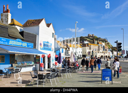 Seafood bar Shop Café in Hastings alte Stadt East Sussex England UK GB EU Europa Stockfoto