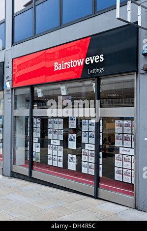 Bairstow Eves Immobilien Vermietung Agent Nottingham Stockfoto