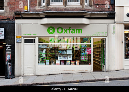 Oxfam-Charity-Shop Nottingham Stockfoto