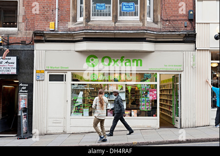 Oxfam-Charity-Shop Nottingham Stockfoto