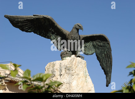 Adler Skulptur in Alcudia Stockfoto