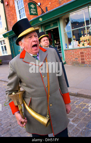 Ausrufer, Tutti Tag traditionelle jährliche Hocktide Festival, Hungerford, Berkshire, England Stockfoto