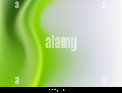 Grüner Seide Hintergrund mit einigen weichen Falten Stockfoto