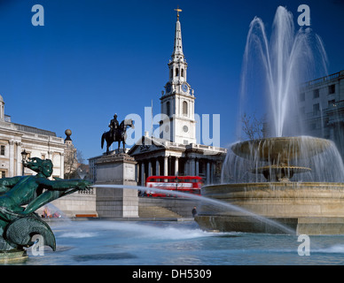 Trafalgar Square, London, England, Großbritannien Stockfoto