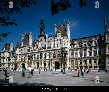 Hotel de Ville, Paris, Frankreich Stockfoto